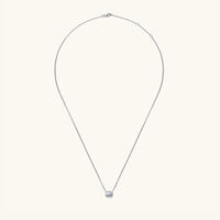 1 Carat Moissanite 925 Sterling Silver Pendant Necklace