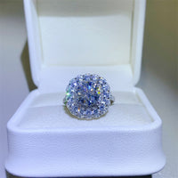 2 Carat Moissanite 925 Sterling Silver Ring