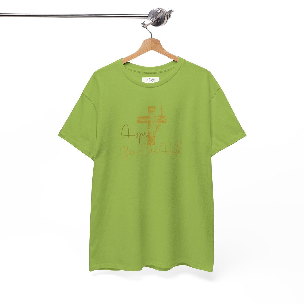 Christian T-Shirt - 'Hope You Can Hold' Gold Cross Tee