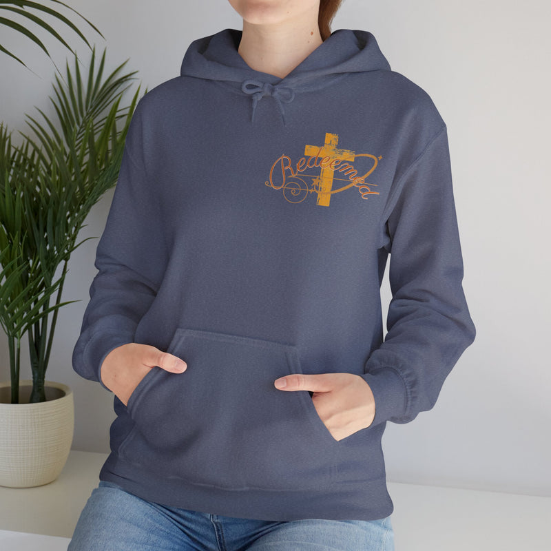 Saved Hoodie — Christian Cross Inspirational Pullover