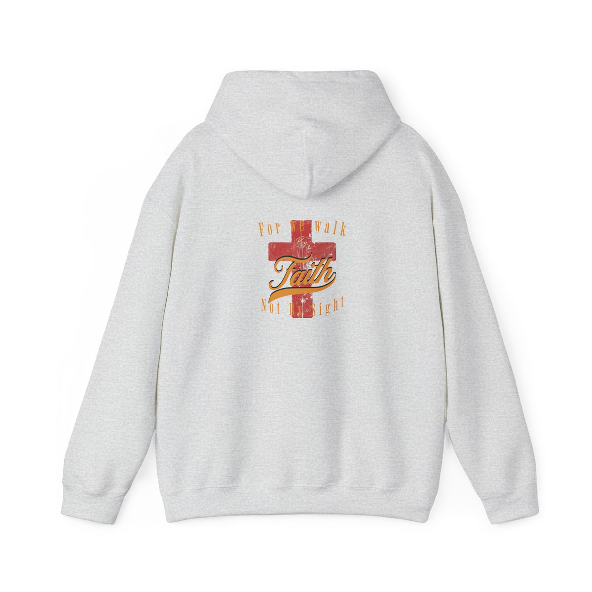 Unisex Blessed Faith Hoodie - 'Walk by Faith' Christian Pullover