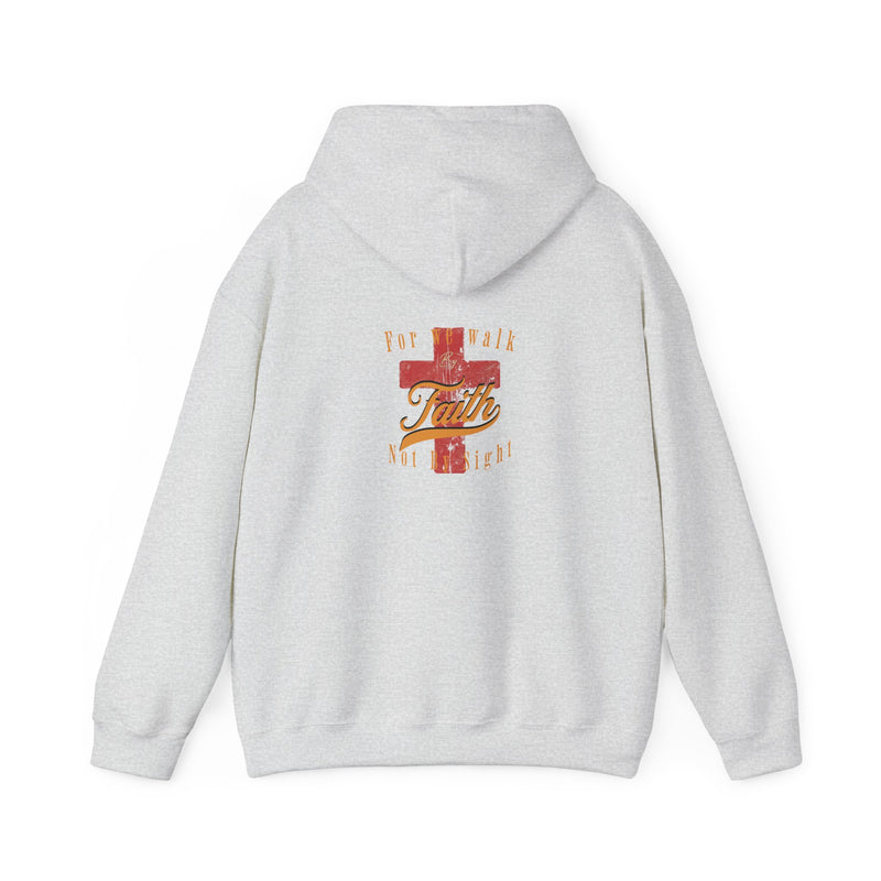 Unisex Blessed Faith Hoodie - 'Walk by Faith' Christian Pullover
