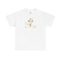 Christian T-Shirt - 'Hope You Can Hold' Gold Cross Tee