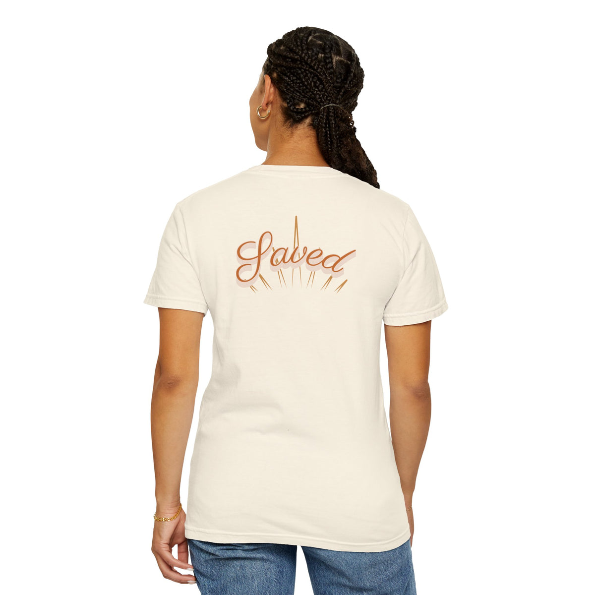 Surfboard Script T-Shirt — 'Salvador' Beach Vibe Graphic Tee