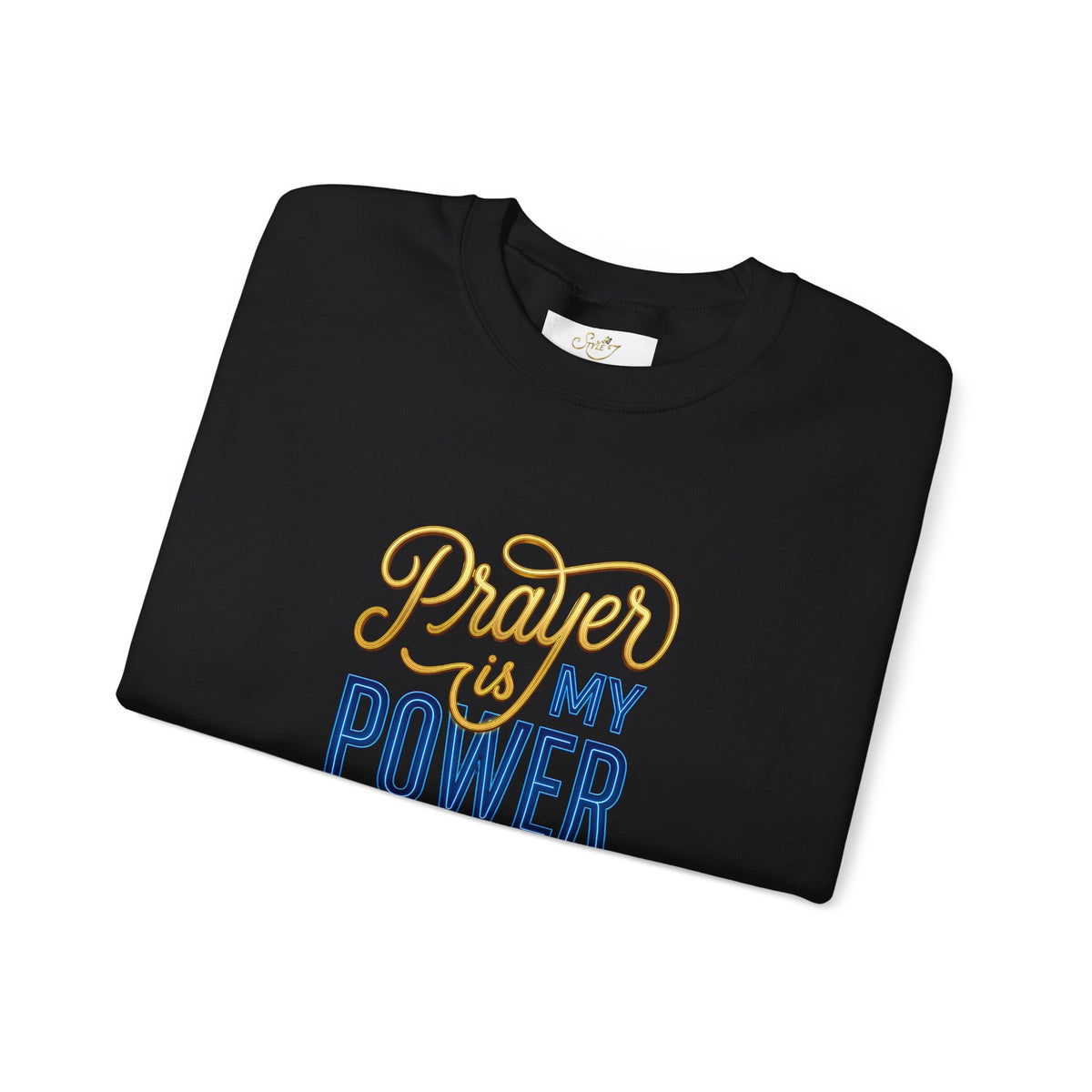 Prayer Is My Power Crewneck Sweatshirt — Inspirational Faith Sweatshirt