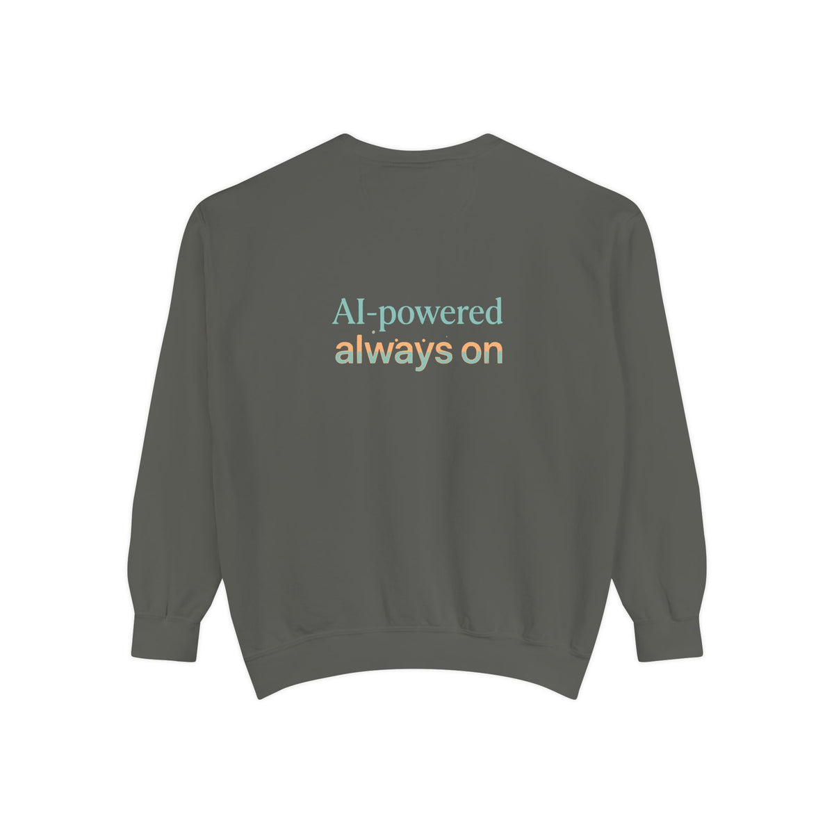 AI-Powered Sweatshirt — "God's Message Multiplied by AI" Crewneck