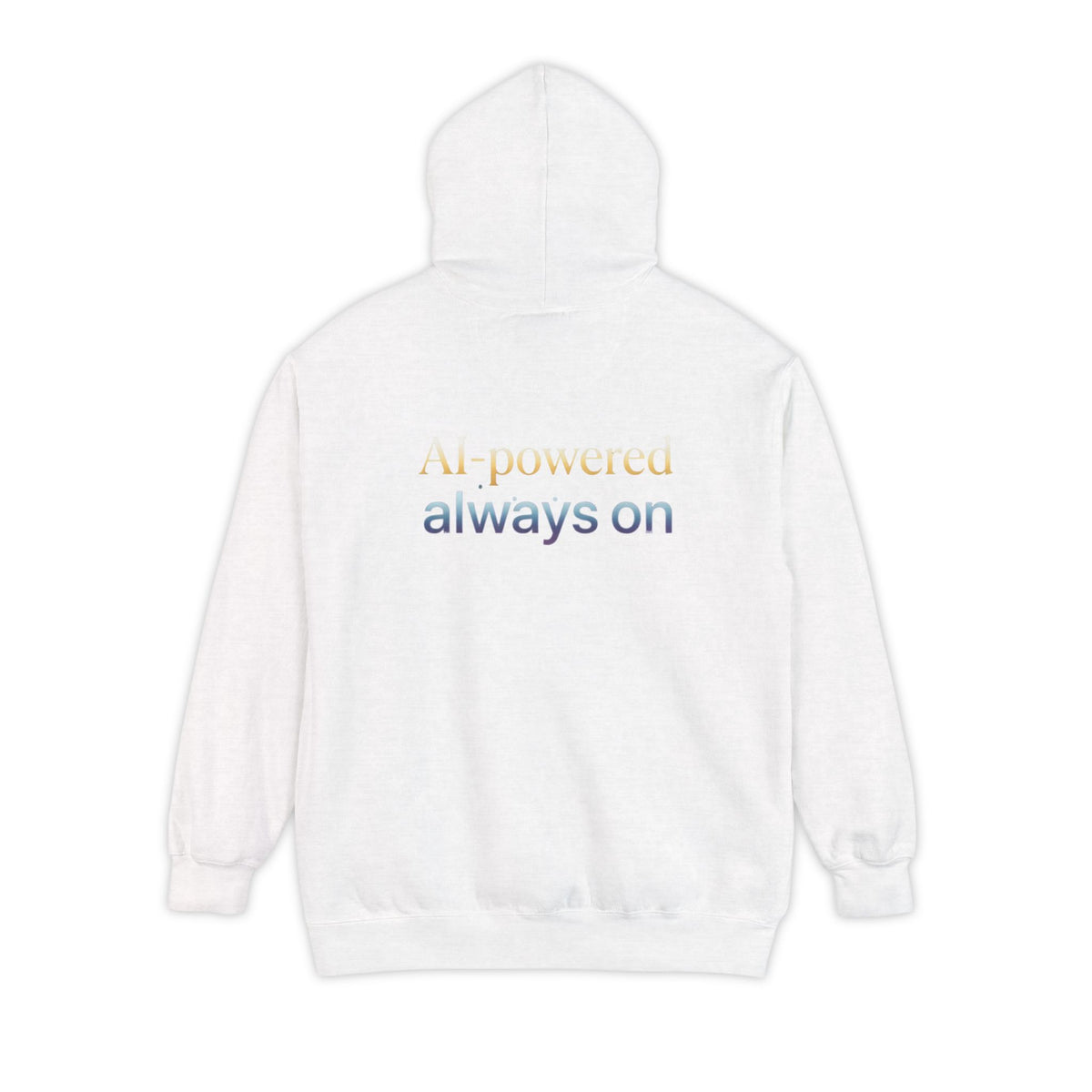 God's Message Multiplied by AI Hoodie — Faith & Tech Graphic Hoodie
