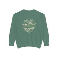 Amen & AI Sweatshirt — Faith-Inspired Crewneck with ‘Divine Data, Holy Purpose" Back Design