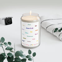 Affirmation Soy Candle — 13.75oz "Amen & Al" Inspirational Words Jar