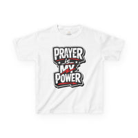Kids T‑Shirt – “Prayer Is My Power” Bold Faith Tee