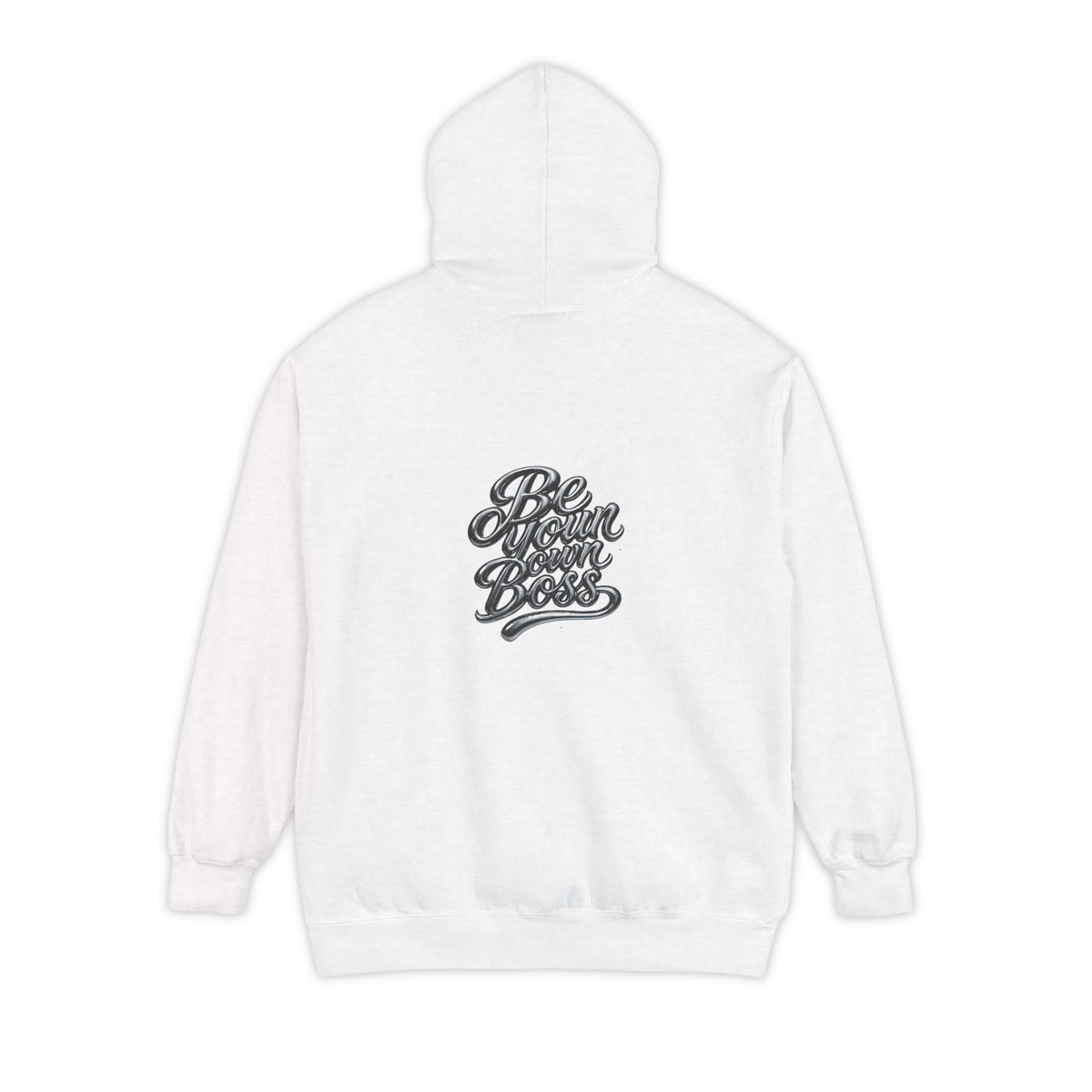 Laptop CEO Hoodie — 'Be Your Own Boss' Graphic Garment-Dyed Hoodie