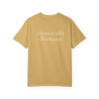 T-Shirt — 'Amen & Algorithms' / 'Blessed with Intelligence' Vintage Garment-Dyed Tee