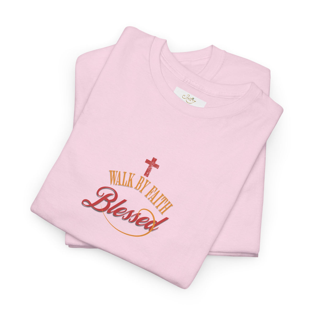 Unisex Blessed Faith T-Shirt — Christian Cross Religious Tee ("Blessed" design)
