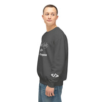Holy Code Crewneck Sweatshirt — "Divine Purpose" Programmer Graphic