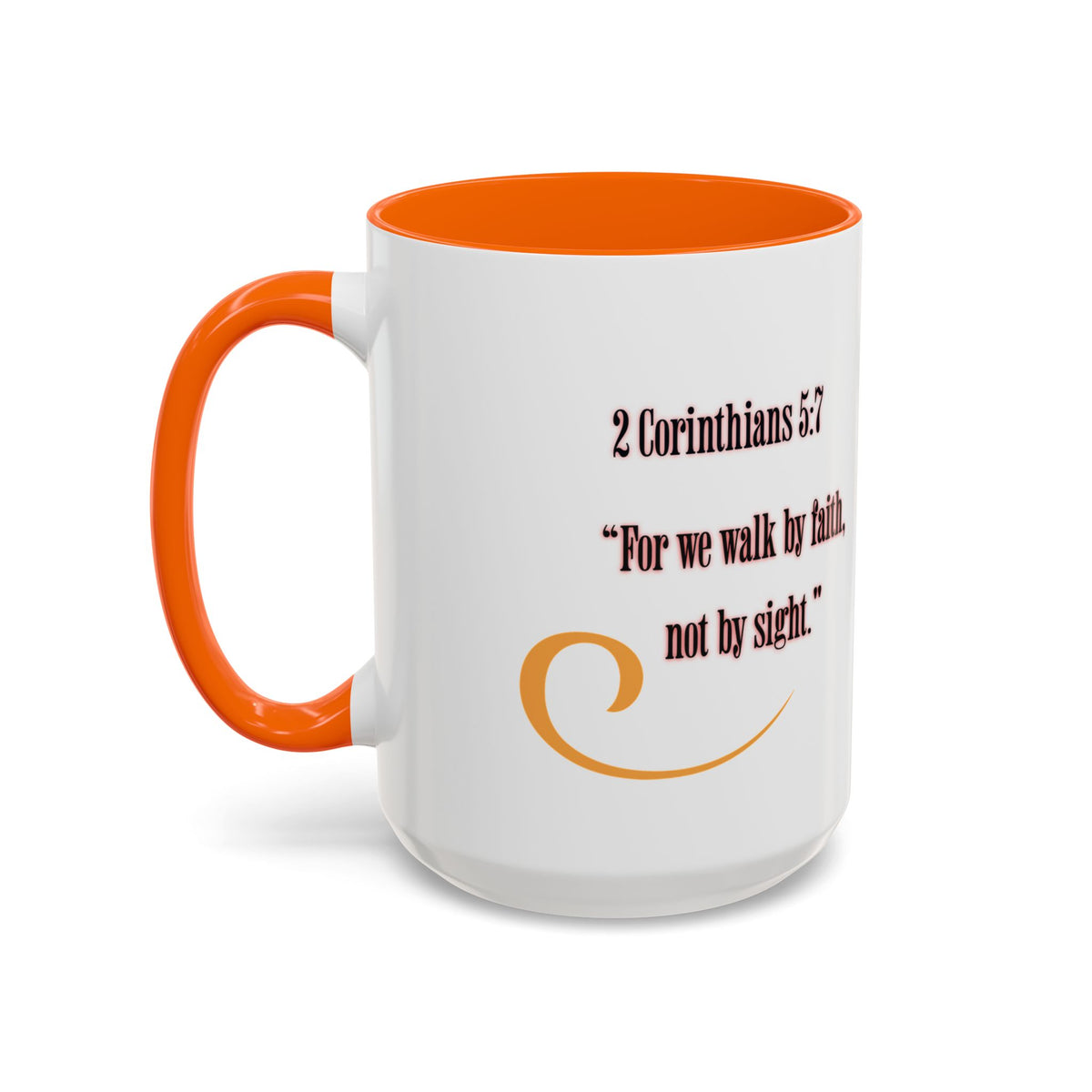Blessed Coffee Mug — "Walk by Faith" Inspirational Christian Mug