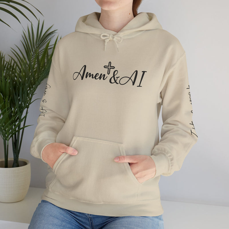 Amen & AI Unisex Heavy Blend™ Hooded Sweatshirt