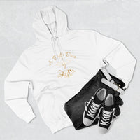 Faith Script Hoodie — "A Daily Dose of Faith" Gold Script Fleece Hoodie
