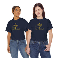 Christian T-Shirt - 'Hope You Can Hold' Gold Cross Tee
