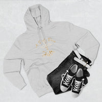 Faith Script Hoodie — "A Daily Dose of Faith" Gold Script Fleece Hoodie