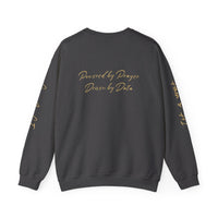 Christian AI Crewneck Sweatshirt - "Amen & AI" Gold Script, "Powered by Prayer, Driven by Data"