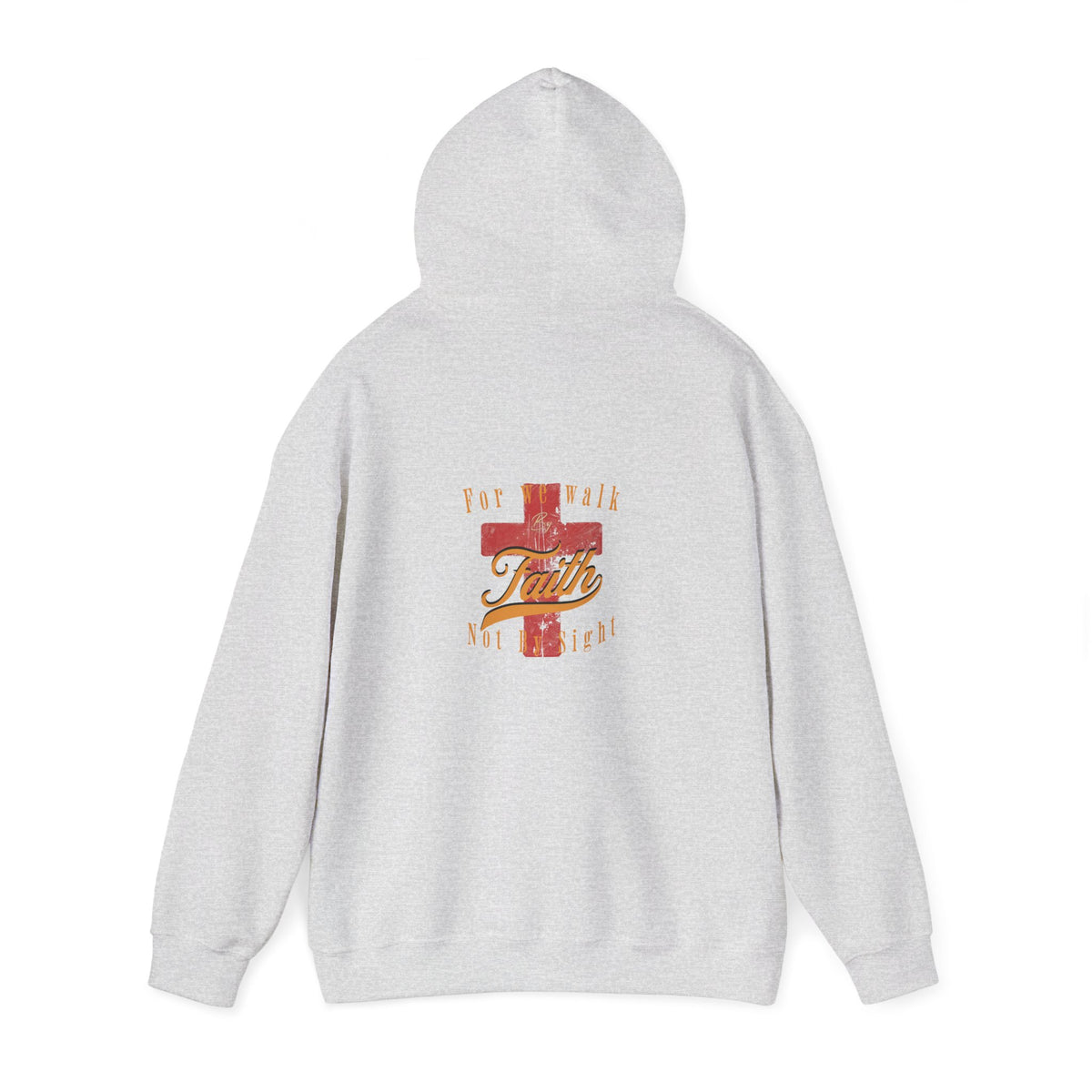 Unisex Blessed Faith Hoodie - 'Walk by Faith' Christian Pullover