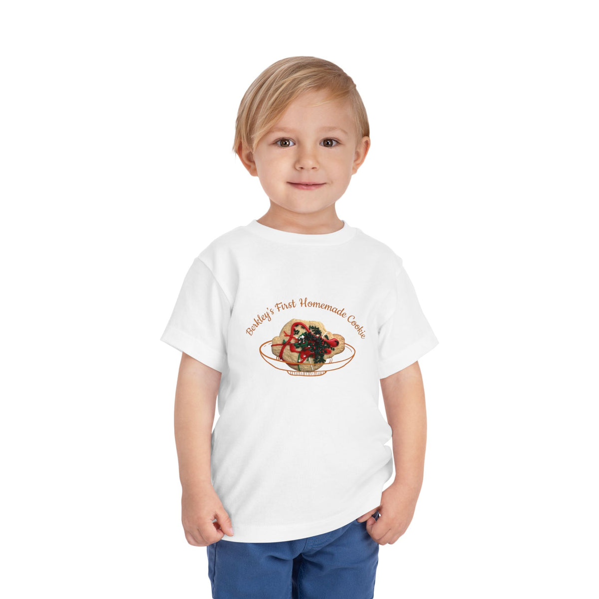 Toddler Tee — "Love Nana" Cute Heart & Homemade Cookies Kids T-Shirt