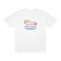 Classic Tee — Faith Trained, Love Tuned, Spirit Optimized Inspirational Graphic Shirt