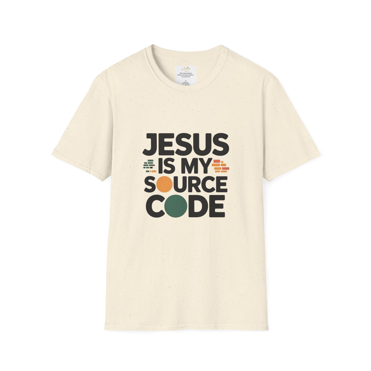 Jesus Is My Source Code T-Shirt — Christian Programmer Tee