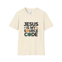 Jesus Is My Source Code T-Shirt — Christian Programmer Tee