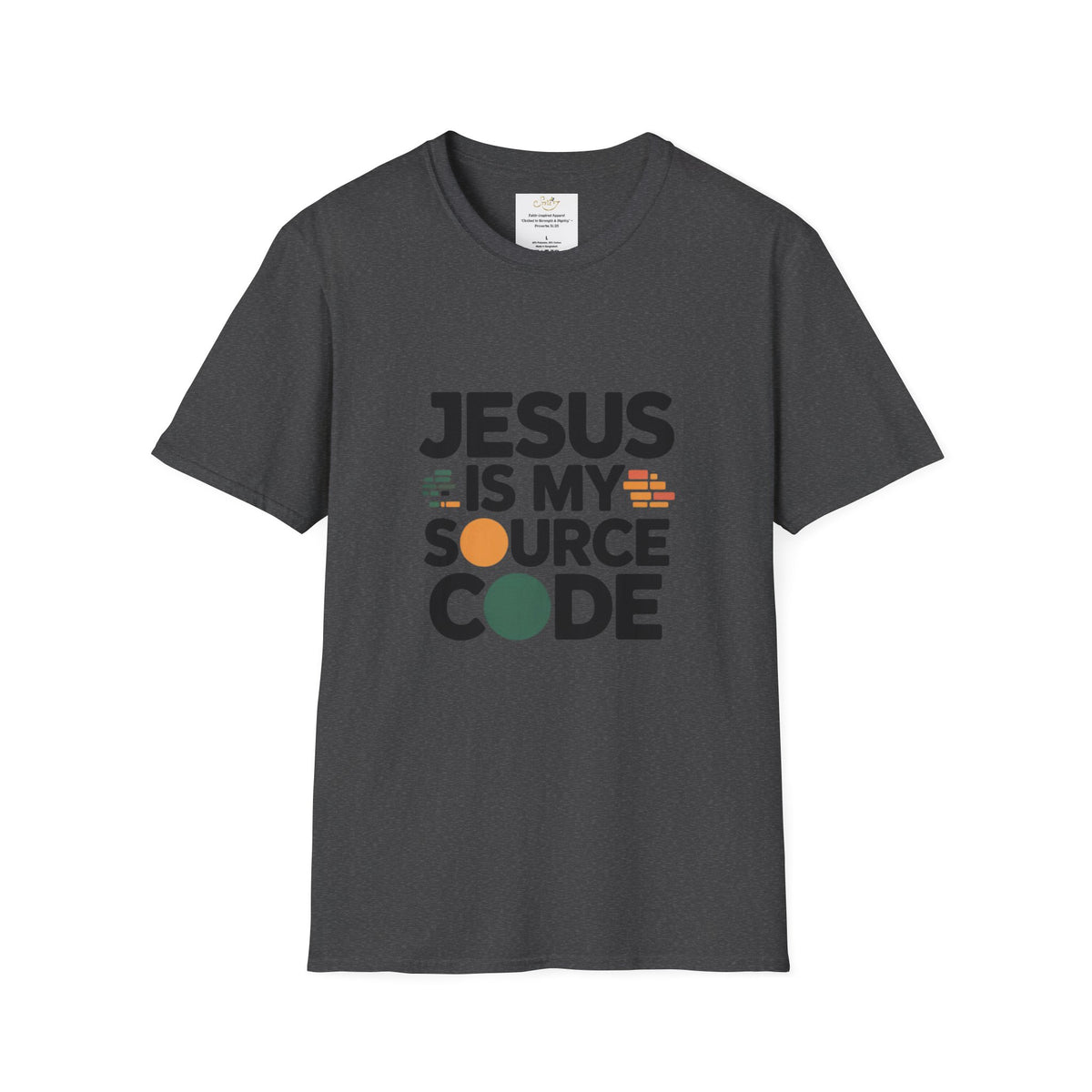 Jesus Is My Source Code T-Shirt — Christian Programmer Tee