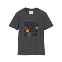 Jesus Is My Source Code T-Shirt — Christian Programmer Tee