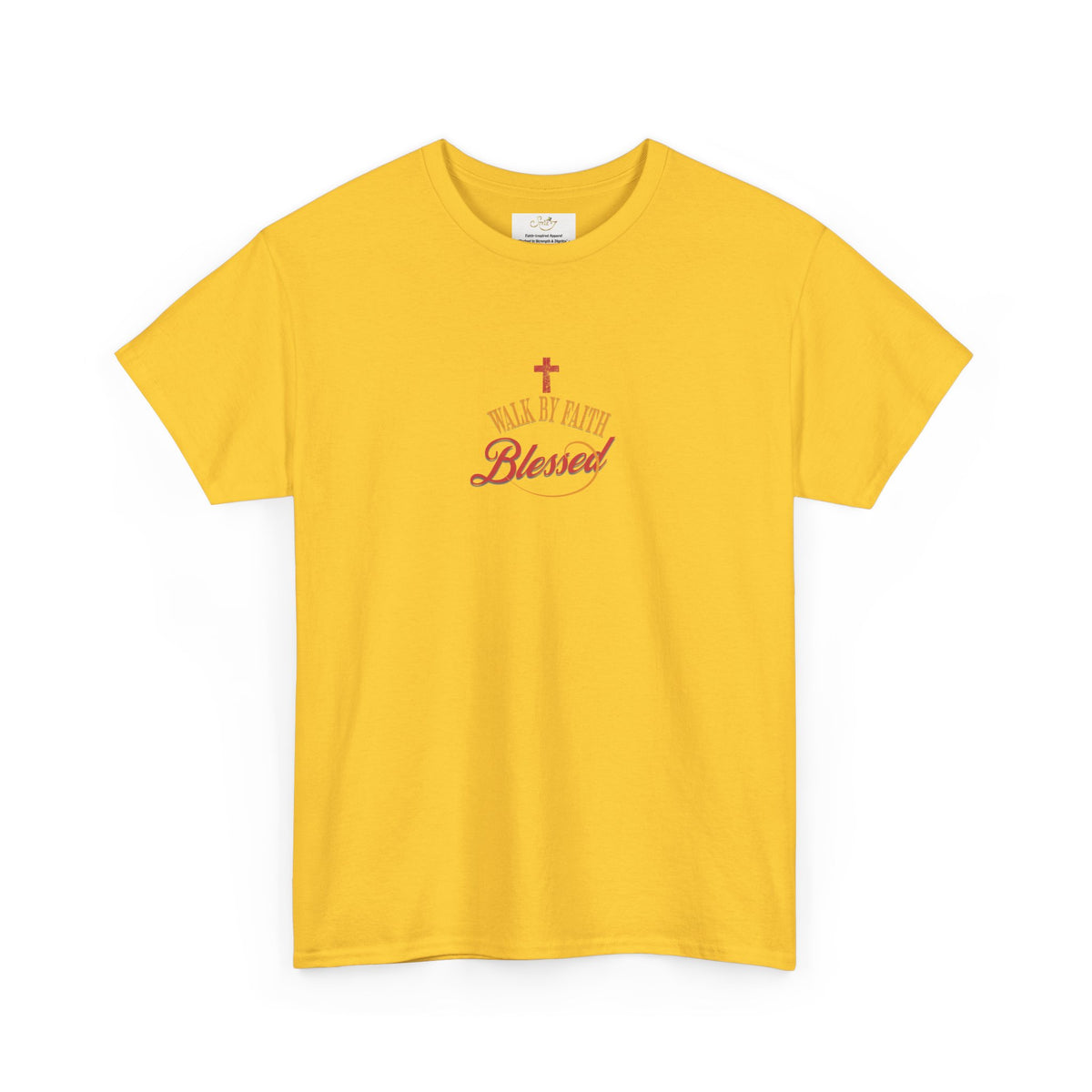 Unisex Blessed Faith T-Shirt — Christian Cross Religious Tee ("Blessed" design)