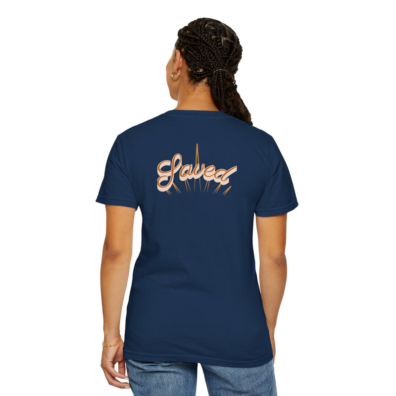 Surfboard Script T-Shirt — 'Salvador' Beach Vibe Graphic Tee