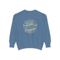 Amen & AI Sweatshirt — Faith-Inspired Crewneck with ‘Divine Data, Holy Purpose" Back Design