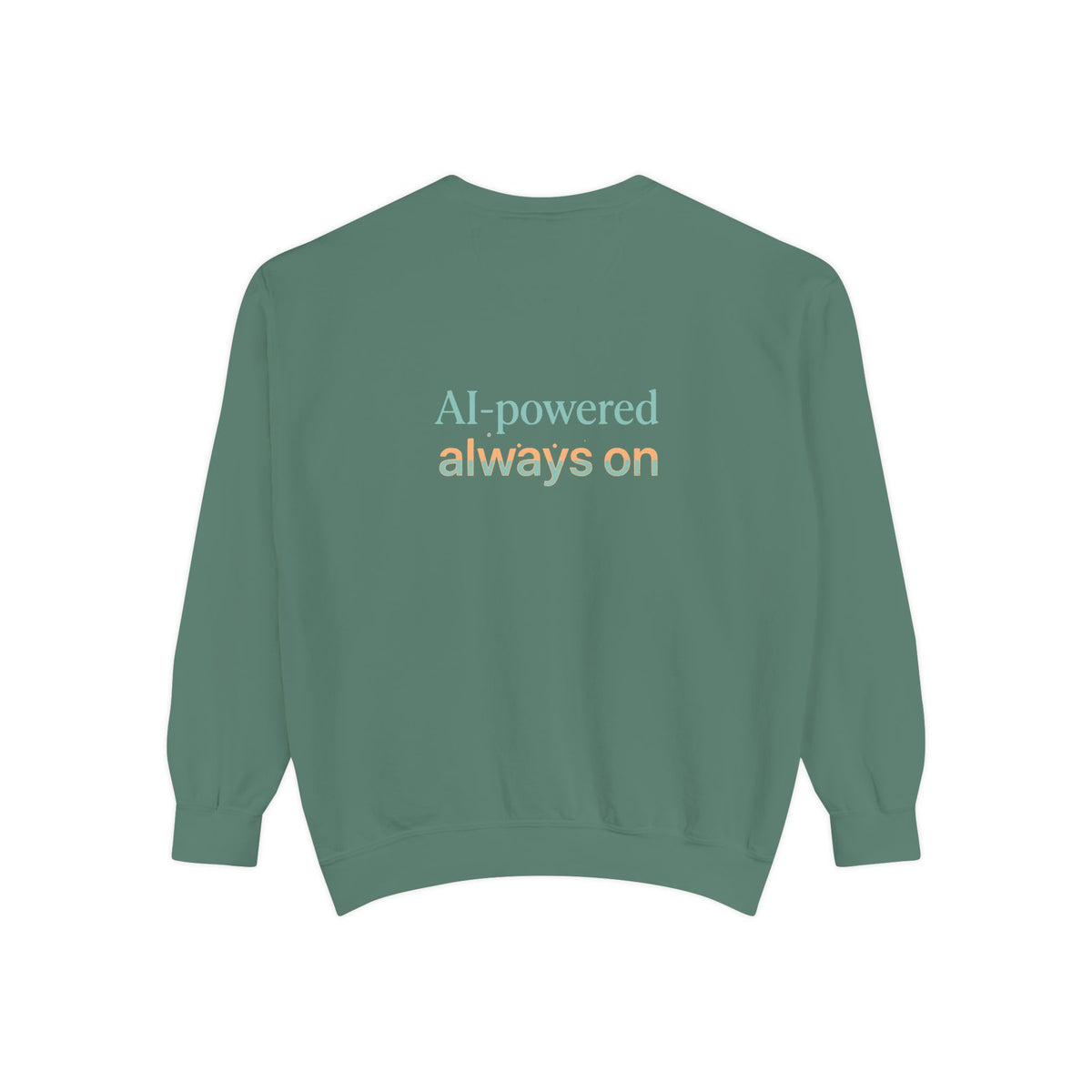 AI-Powered Sweatshirt — "God's Message Multiplied by AI" Crewneck