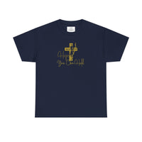 Christian T-Shirt - 'Hope You Can Hold' Gold Cross Tee