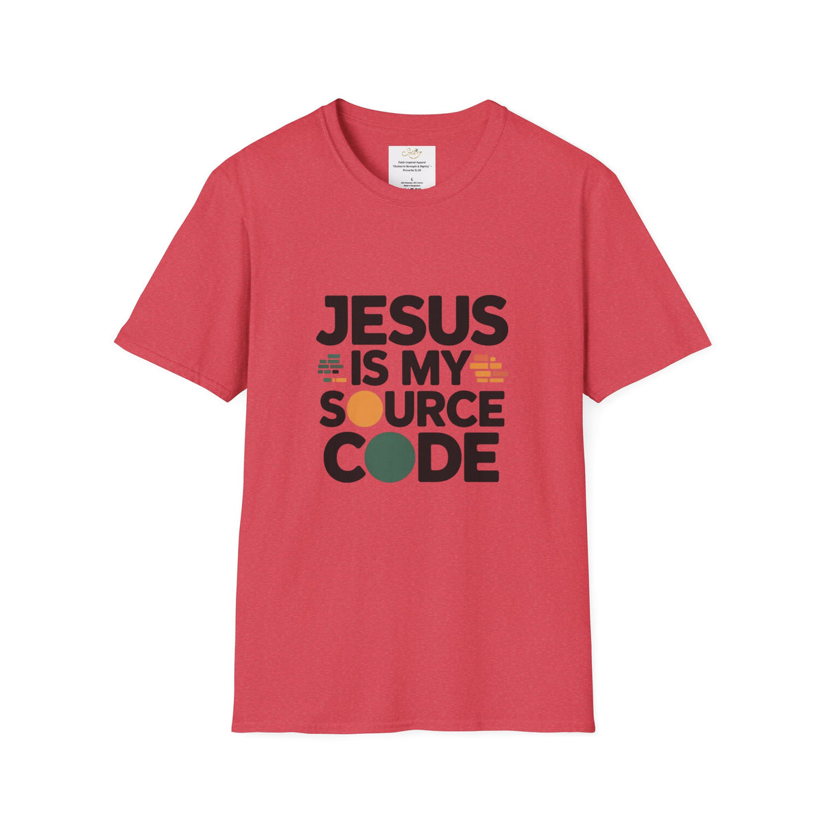 Jesus Is My Source Code T-Shirt — Christian Programmer Tee
