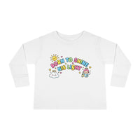 Born to Shine His Light Toddler Long Sleeve Tee