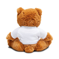 Personalized Plush Teddy Bear with T-Shirt - Custom Message Gift for Kids & Loved Ones