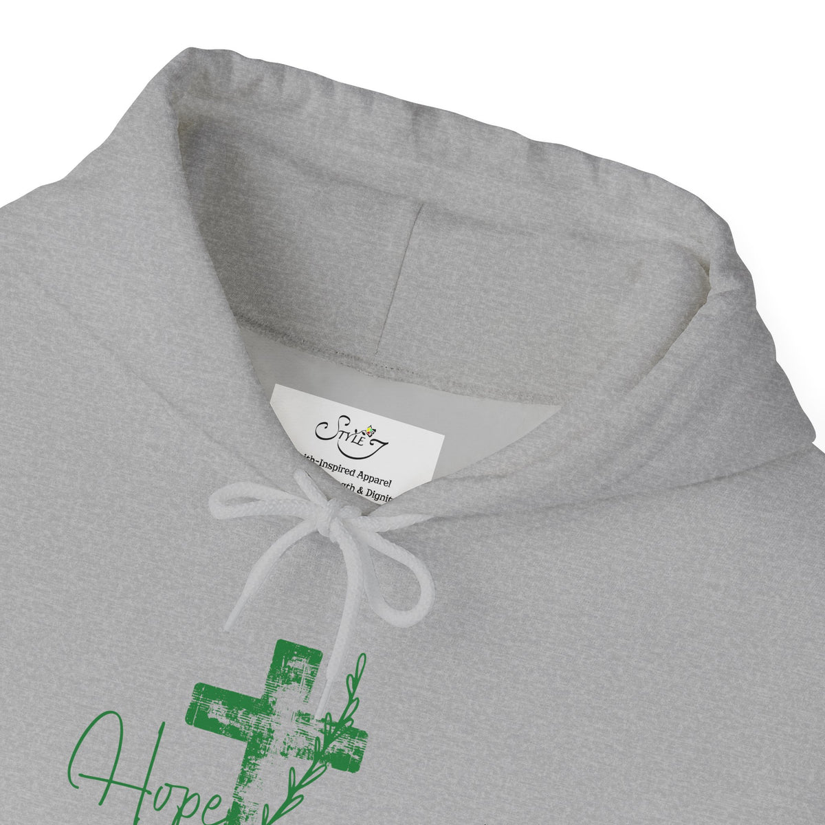 Faith Cross Hoodie — "Hope You Can Hold" Christian Pullover