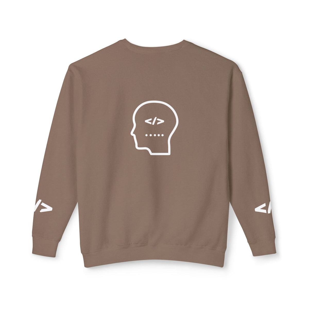 Holy Code Crewneck Sweatshirt — "Divine Purpose" Programmer Graphic