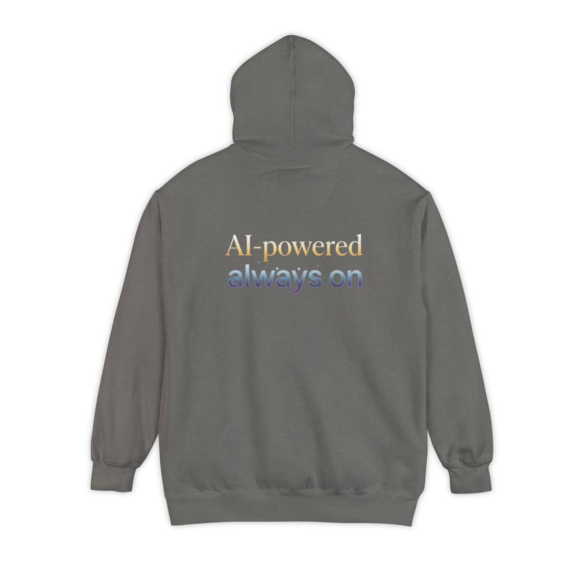God's Message Multiplied by AI Hoodie — Faith & Tech Graphic Hoodie