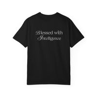 T-Shirt — 'Amen & Algorithms' / 'Blessed with Intelligence' Vintage Garment-Dyed Tee
