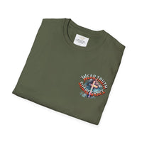 Christian Cross T‑Shirt — "Wear Truth Share Grace" Front & "Blessed" Back