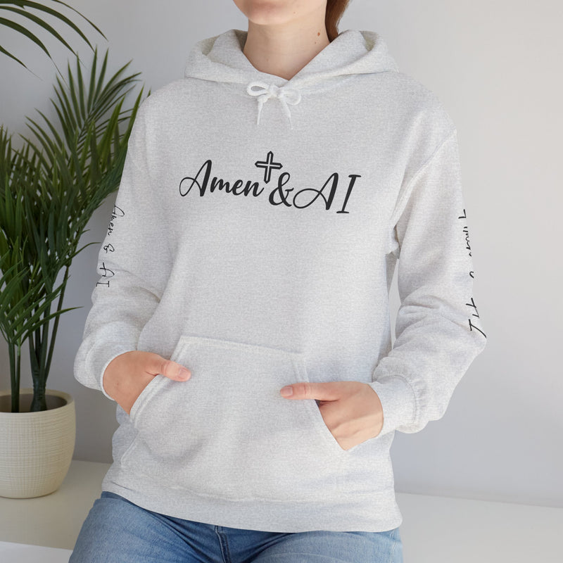 Amen & AI Unisex Heavy Blend™ Hooded Sweatshirt