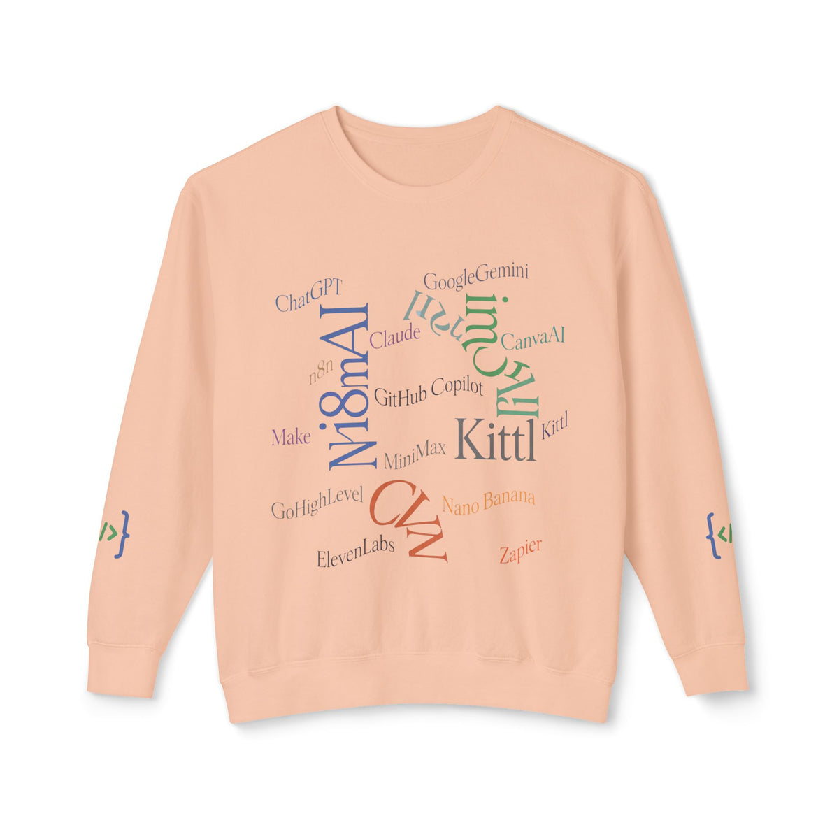 Developer Mindset Sweatshirt — AI Models & Tools Print