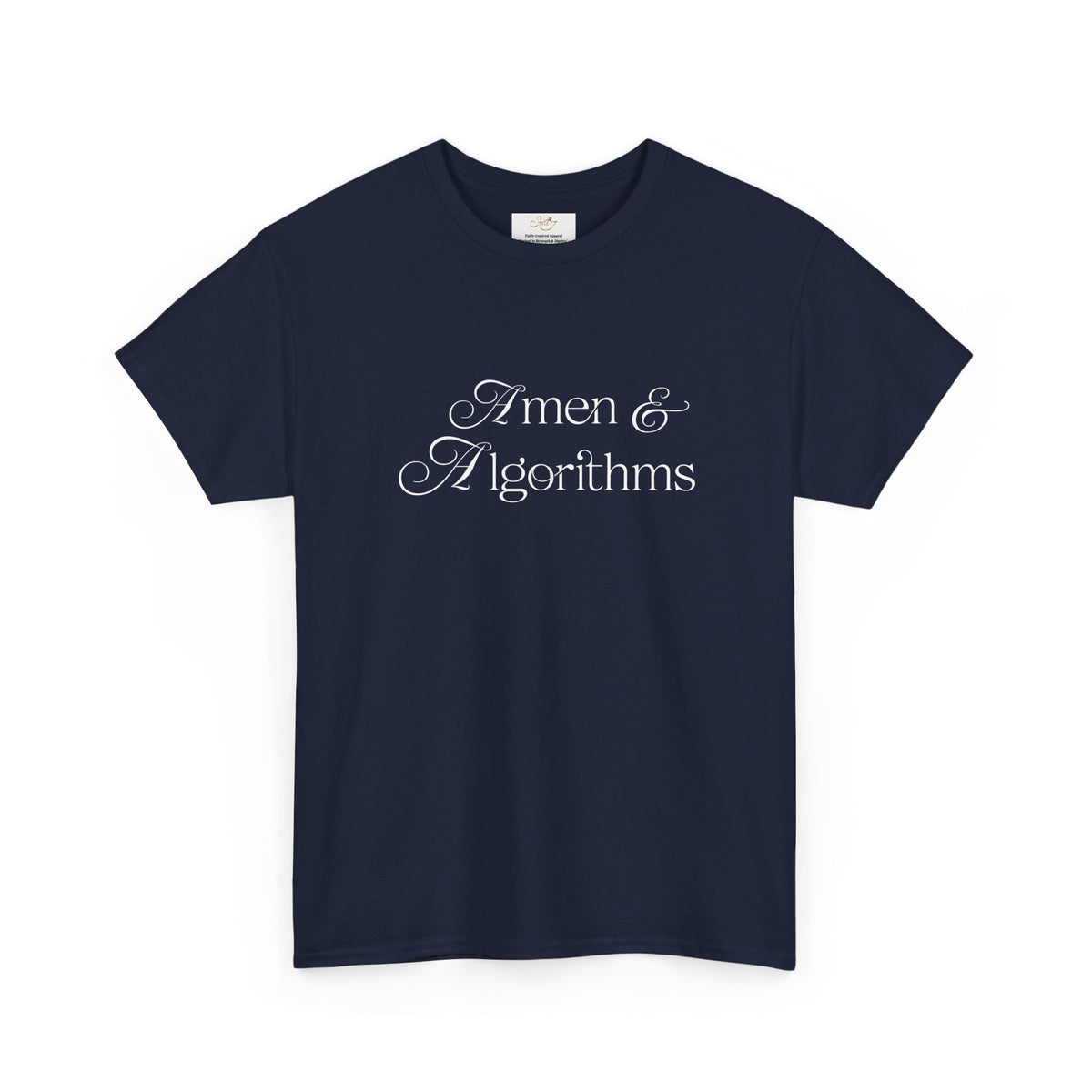 Amen & Algorithms T‑Shirt — “Blessed with Intelligence” Graphic Tee