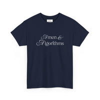 Amen & Algorithms T‑Shirt — “Blessed with Intelligence” Graphic Tee