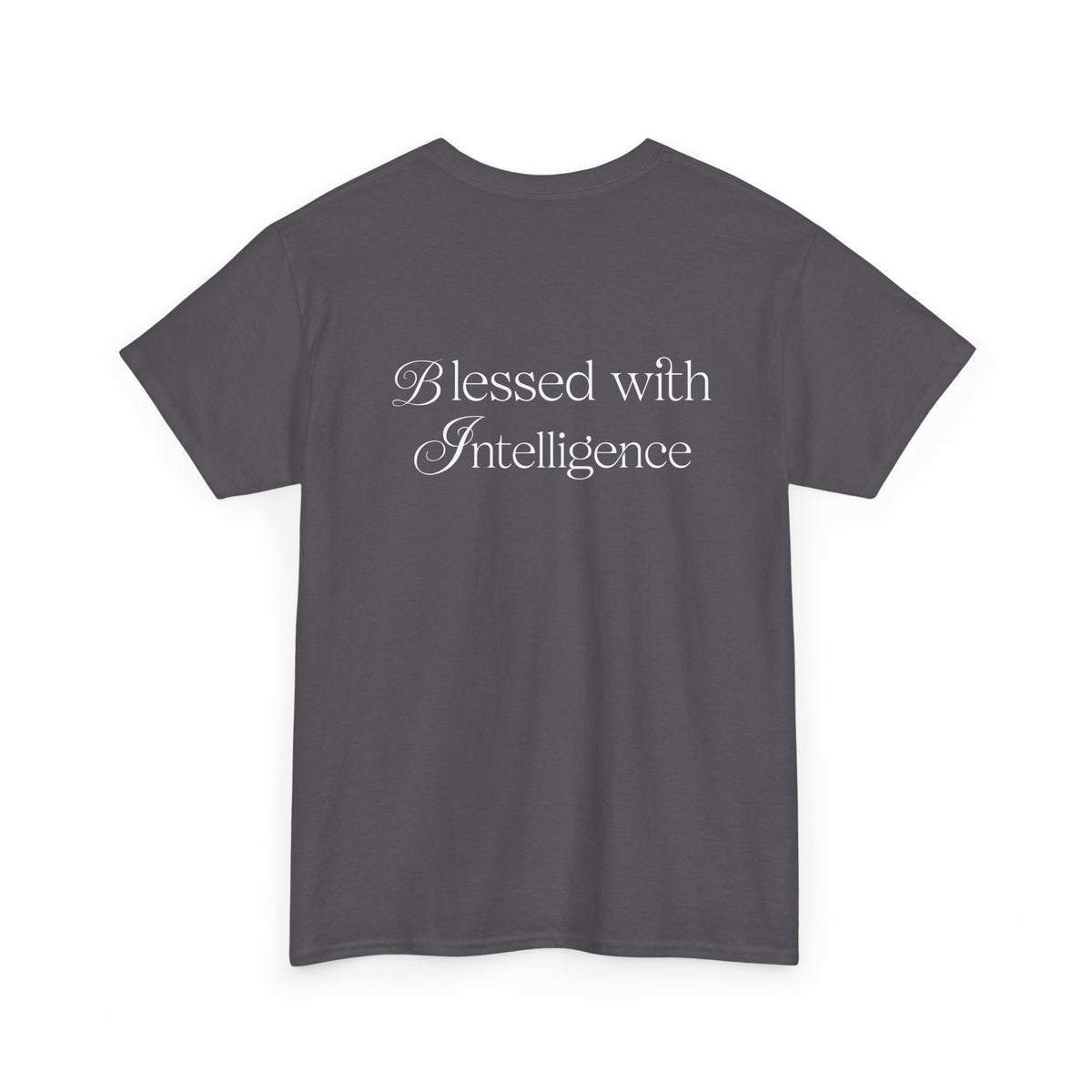 Amen & Algorithms T‑Shirt — “Blessed with Intelligence” Graphic Tee