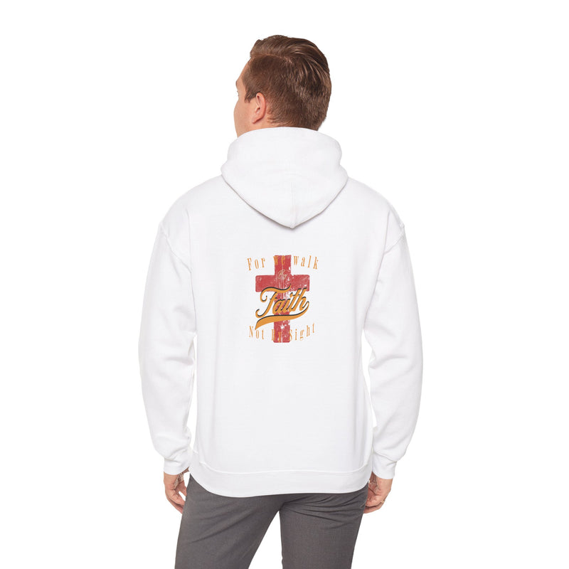 Unisex Blessed Faith Hoodie - 'Walk by Faith' Christian Pullover